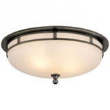 Openwork 2 Light 13.5 Inch Wide Flush Mount by Visual Comfort Signature - SS4011