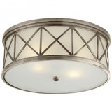 Montpelier 3 Light 16 Inch Wide Flush Mount by Visual Comfort Signature - SK4011