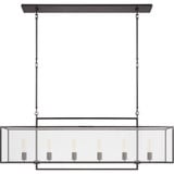 Halle 6 Light Oversized Linear Chandelier by Visual Comfort Signature - S5195
