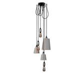 Hooked 6 Light Mix Cross Pendant 88.58 Inch Tall by Buster Punch - NHK-18496