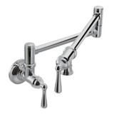 Traditional Pot Filler Two Handle Kitchen Faucet Multiple Finishes by Moen - S664