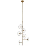 Calvino Light Small Chandelier by Visual Comfort Signature S 5691PN-CG - S5691
