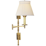 Dorchester 1 Light Double Swing Arm Wall Sconce by Visual Comfort Signature - CHD5102