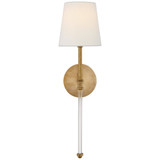 Camille 1 Light Linen Shade Wall Sconce by Visual Comfort Signature - SK2016-L
