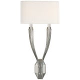 Ruhlmann 2 Light Linen Wall Sconce by Visual Comfort Signature - CHD2461-L