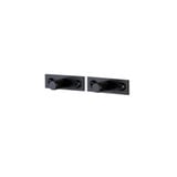 Linear Furniture Knob with Plate 0.71 Inch X 2.36 Inch Wide by Buster Punch - UFK-024025