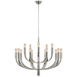 Verso Light Oversized Chandelier by Visual Comfort Signature KW 5748-ALB - KW 5748-ALB