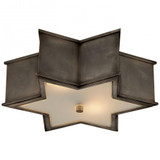 Sophia 3 Light 17 Inch Wide Flush Mount by Visual Comfort Signature - AH4017