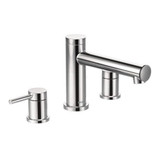 Align Two Handle Roman Tub Faucet Multiple Finishes by Moen - T393