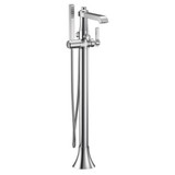 Flara One Handle Tub Filler Includes Hand Shower Multiple Finishes by Moen - S931