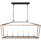 Darlana 33W 6 LED Light Large Linear Pendant by Visual Comfort Signature - CHC5766