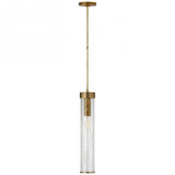 Liaison 1 Light Crackle Glass Mini Pendant by Visual Comfort Signature - KW5118