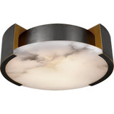 Melange 2 Light 14 Inch Wide Flush Mount by Visual Comfort Signature - KW4012