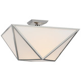 Lorino 15W 1 LED 20 Inch Wide Semi Flush Mount by Visual Comfort Signature - JN 4241