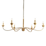 Sabine 6 Light Oversized Chandelier by Terracotta Designs - H20105-6BK
