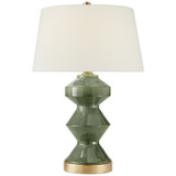 Weller 1 Light Zig Zag Table Lamp 27.5 x 19 by Visual Comfort Signature - CHA8666-L