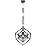 Cubed 15W 1 LED Light Medium Pendant by Visual Comfort Signature - KW 5023