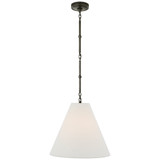 Goodman 1 Light Linen Medium Pendant by Visual Comfort Signature - TOB5090-L