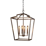 Camilla 4 Light Small Chandelier by Terracotta Designs H6124M-4AG - H6124M-4AG
