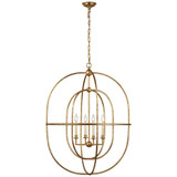 Desmond 22W 4 LED Oversized Oval Pendant by Visual Comfort Signature - CHC 2225