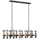 Malik Light Oversized Linear Chandelier by VC Signature S 5915-CG - S 5915-CG