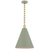 Theo 15W 1 LED Large Pendant 21 Inch Wide by Visual Comfort Signature - JN5322