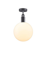 Forked 7W 1 LED Large Flush Mount with Glass 20 Inch Tall by Buster Punch - NFC-493208