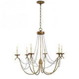Marigot 6 Light Large Chandelier by Visual Comfort Signature - CHC1415