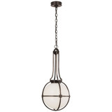 Gracie 15W 1 LED Medium Captured Globe Pendant by Visual Comfort Signature - CHC 5483