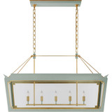 Caddo 5 Light Large Outdoor Linear Pendant by Visual Comfort Signature - JN5023