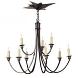 Venetian 9 Light Large 2 Tier Chandelier by Visual Comfort Signature - SC5002