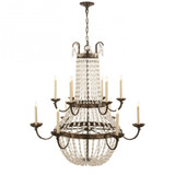 Paris Flea Market 12 Light Oversized Chandelier by Visual Comfort Signature - CHC1508