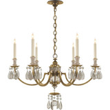 Elizabeth 6 Light Large Chandelier by Visual Comfort Signature - TOB5036