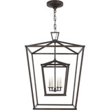 Darlana 4 Light Large Pendant 34 Inch Tall by Visual Comfort Signature - CHC2179