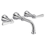 Colinet Two Handle Wall Mount Bathroom Faucet Multiple Finishes by Moen - TS44104
