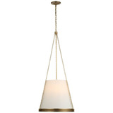 Reese 26W 4 LED Linen Large Pendant by Visual Comfort Signature - S 5182-L