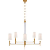 Lyra 8 Light Oversized 2 Tier Chandelier by Visual Comfort Signature - TOB5943