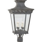 Elsinore 4 Light Outdoor Medium Post Lantern by Visual Comfort Signature - CHO7055