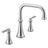 Colinet Two Handle Roman Tub Faucet Multiple Finishes TS44503 by Moen - TS44503