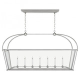 Plantation 7 Light Oversized Linear Pendant by Visual Comfort Signature - CHC5438