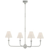 Piaf 4 Light Oversized Chandelier by Visual Comfort Signature TOB 5451PW-L - TOB 5451