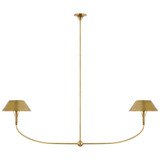 Turlington 2 Light Oversized Linear Chandelier by Visual Comfort Signature - TOB 5728