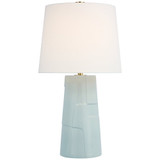 Braque 15W 1 LED Medium Debossed Table Lamp by Visual Comfort Signature - BBL 3622