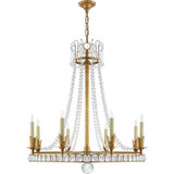 Regency 8 Light Large Chandelier by Visual Comfort Signature - SN5108