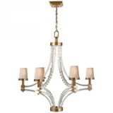 Crystal Cube 6 Light Oversized Chandelier by Visual Comfort Signature - CHC1530