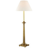 Swedish Column 1 Light Buffet Lamp 34 x 11.5 by Visual Comfort Signature - CHA8461-L