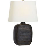 Pemba 15W 1 LED Medium Combed Table Lamp by Visual Comfort Signature - CHA 8659