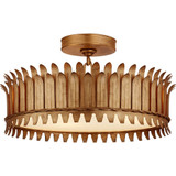Leslie 26W 4 LED 16 Inch Wide Semi Flush Mount by Visual Comfort Signature - SK4206