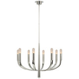 Verso Light Oversized Chandelier by Visual Comfort Signature KW 5747-ALB - KW 5747-ALB