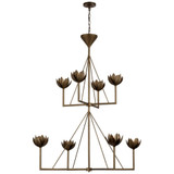 Alberto 8 Light Oversized 2 Tier Chandelier by VC Signature JN 5006ABL - JN 5006